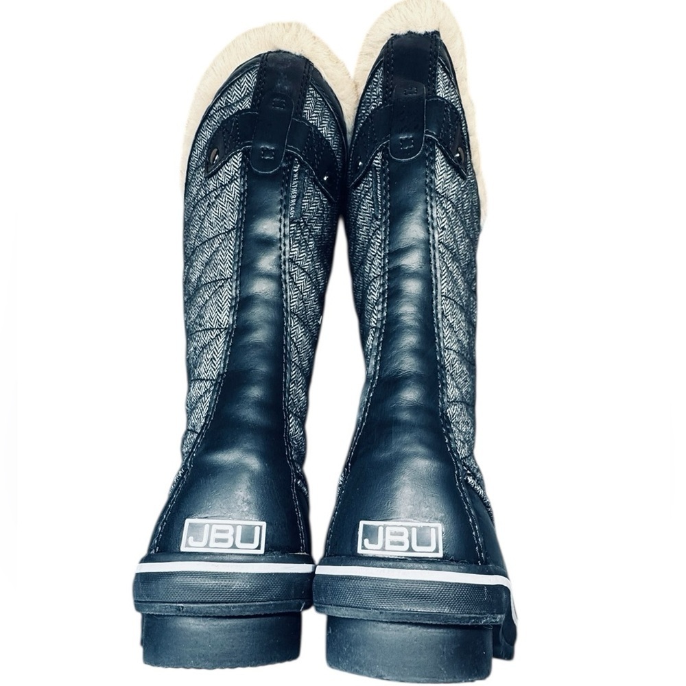 JBU by Jambu Lorna Encore Weather Ready Snow Boot, Black Herringbone 7 M in box - Picture 4 of 12